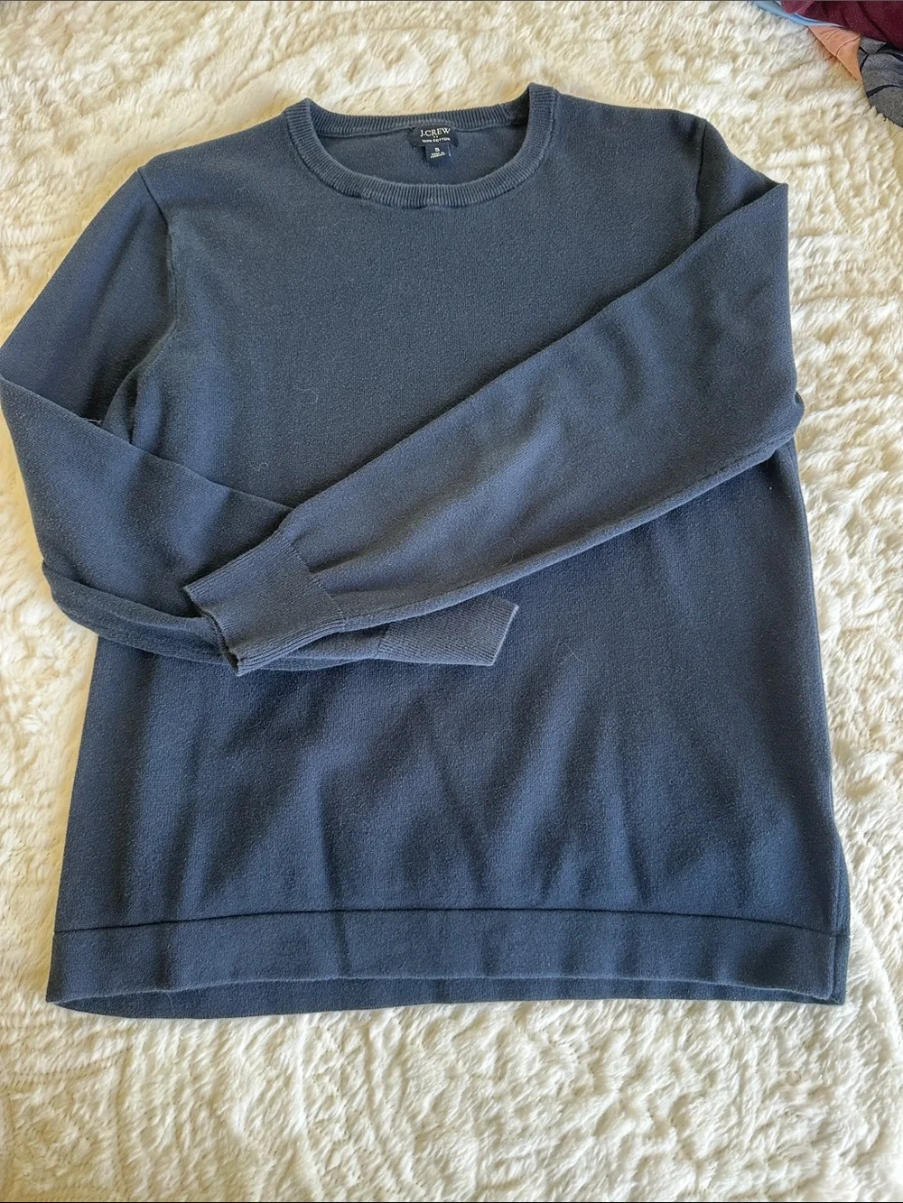 J. Crew Men's Navy Crewneck Sweater